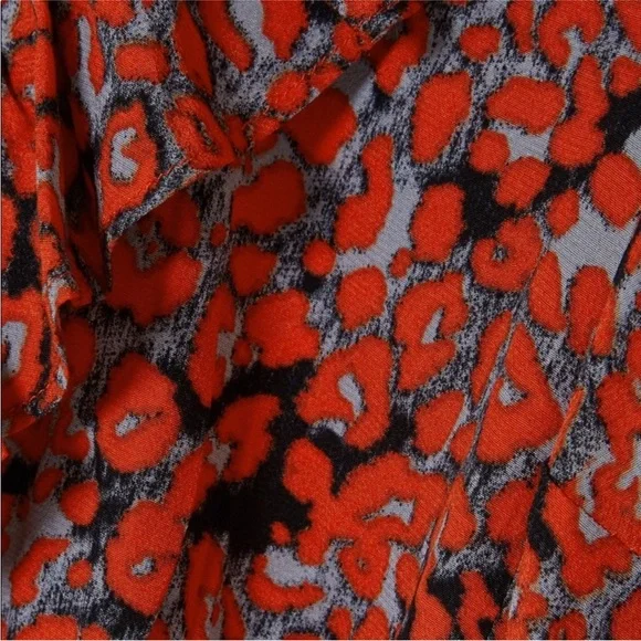 Fall Leopard Wrap Dress - Picture 11 of 12